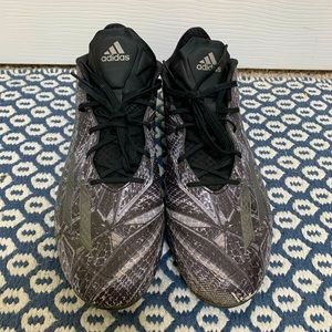 Adidas Adizero 5 Star 5.0 Kevlar Football Cleats Black Mens New Size 10.5 Rare